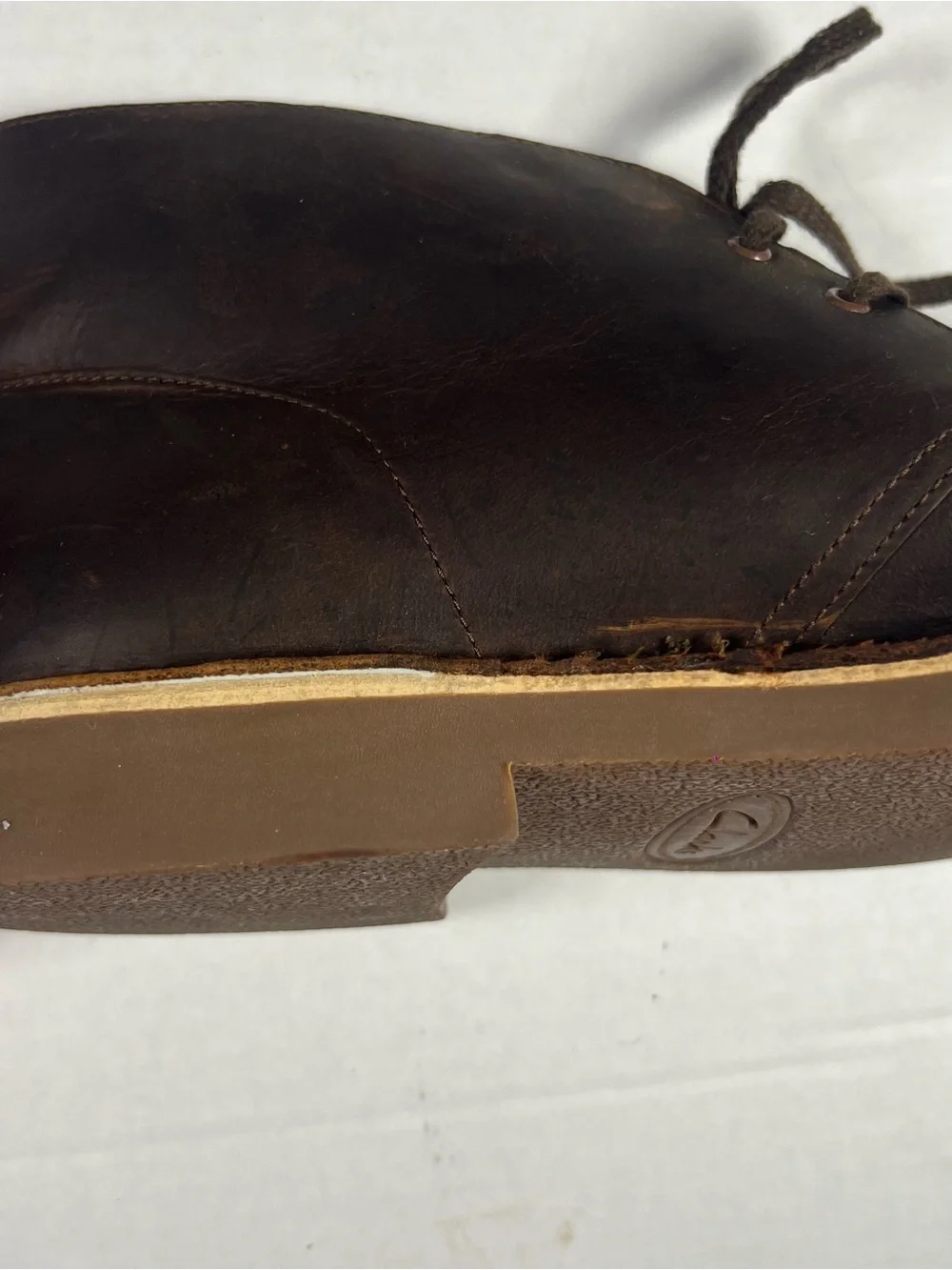 Men's Brown Leather Clarks Desert Boots - Rugged Lace-Up Style #casual #boho